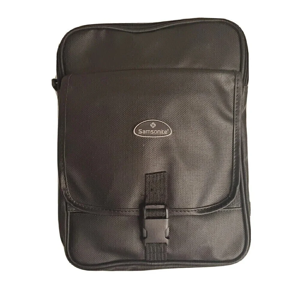 SAMSONITE Canvas Expandable Bag Arm Strap Unfolds To Suitcase Purse Travel Bag